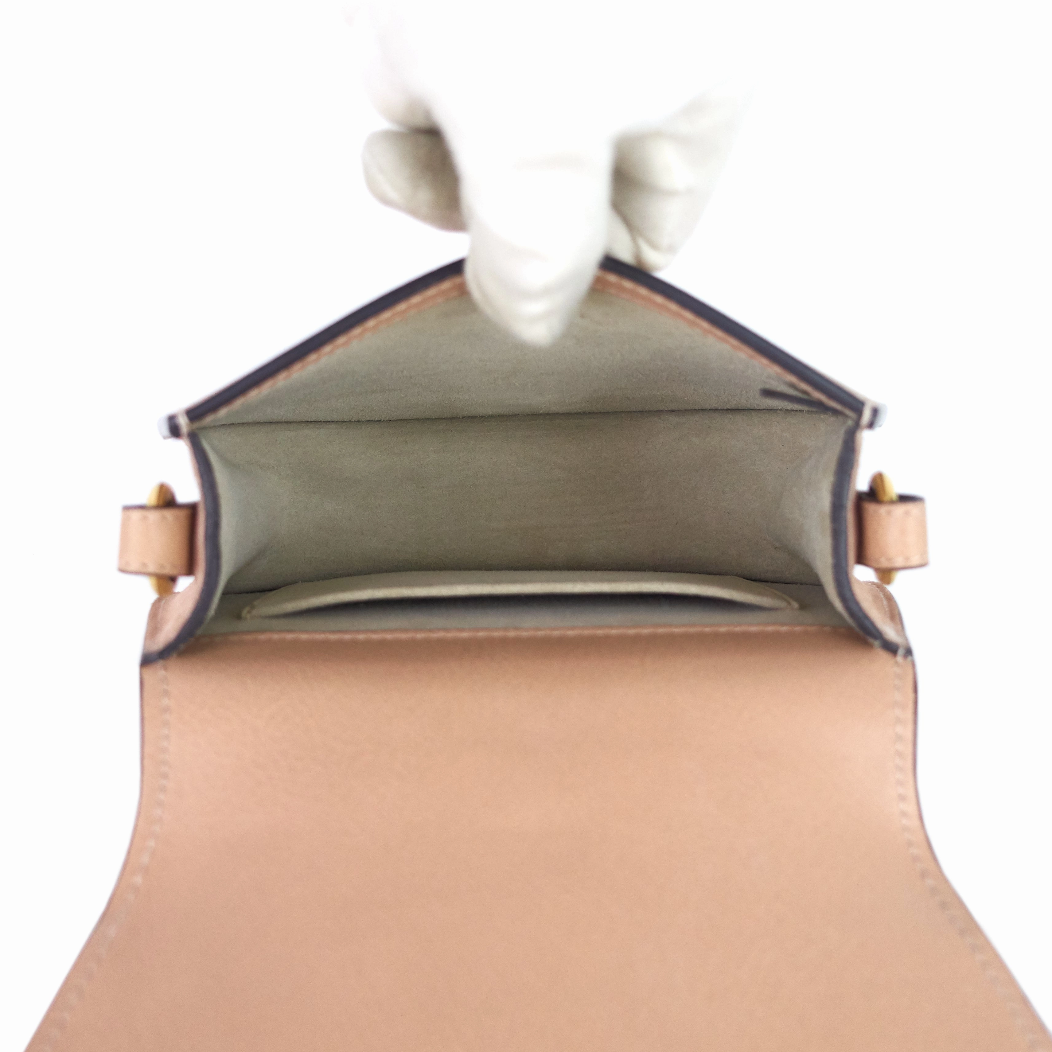 Nile Small Calfskin Leather Bracelet Bag