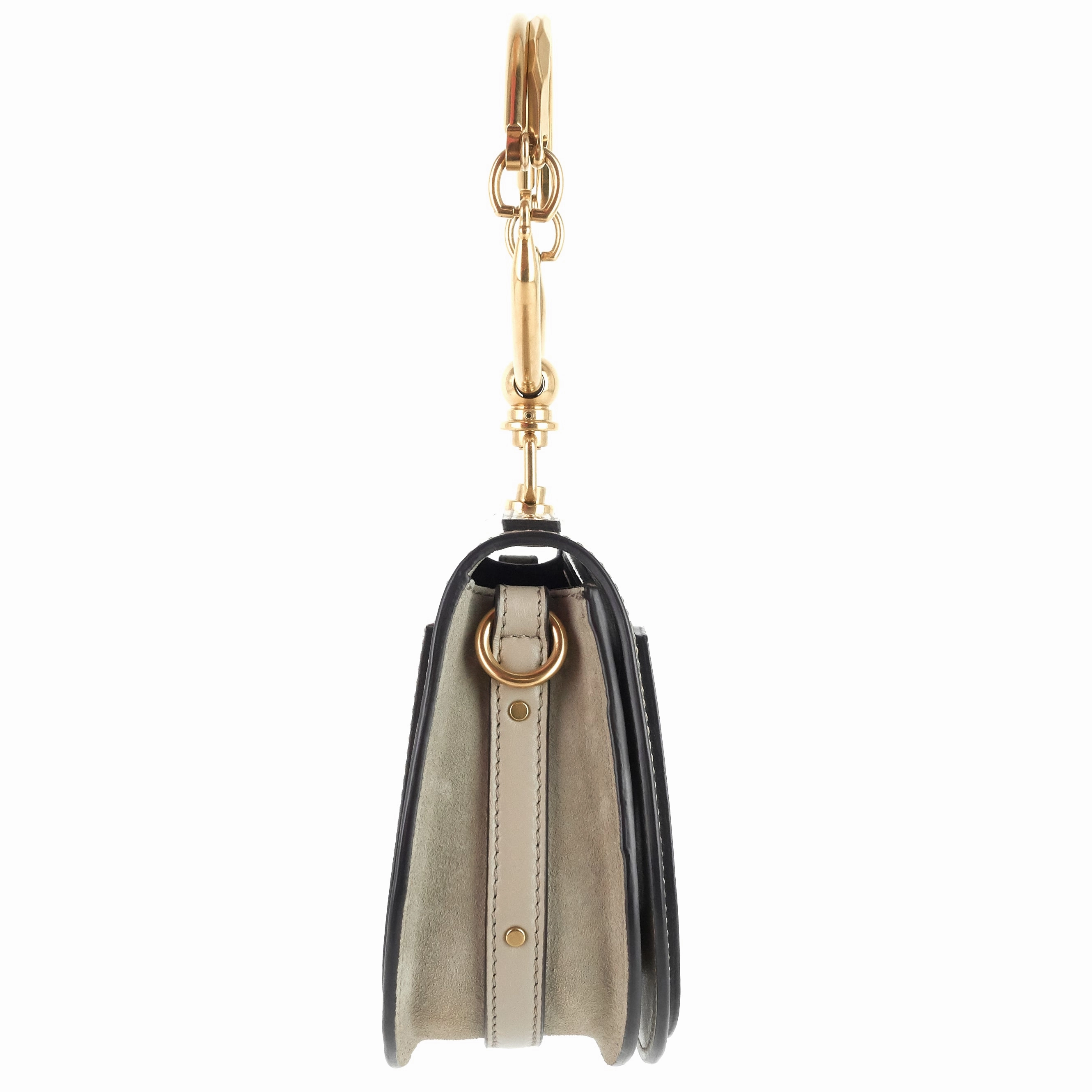 Nile Small Patent Leather Wristlet Bag