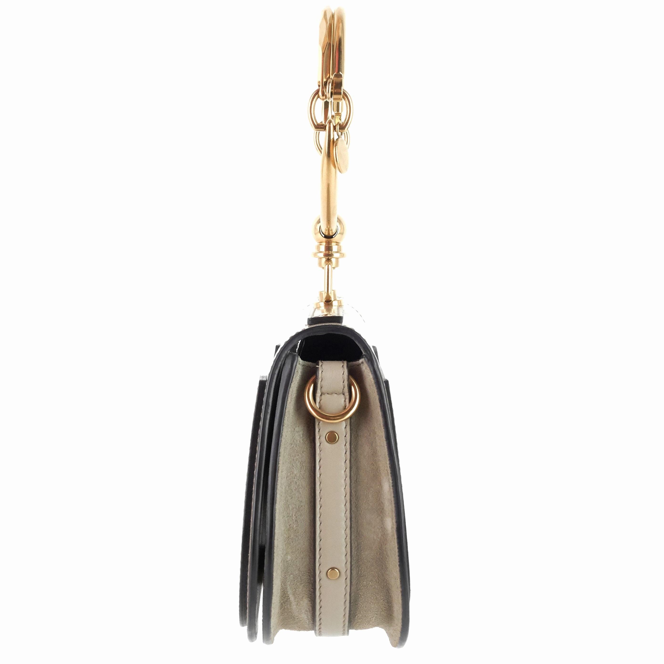 Nile Small Patent Leather Wristlet Bag