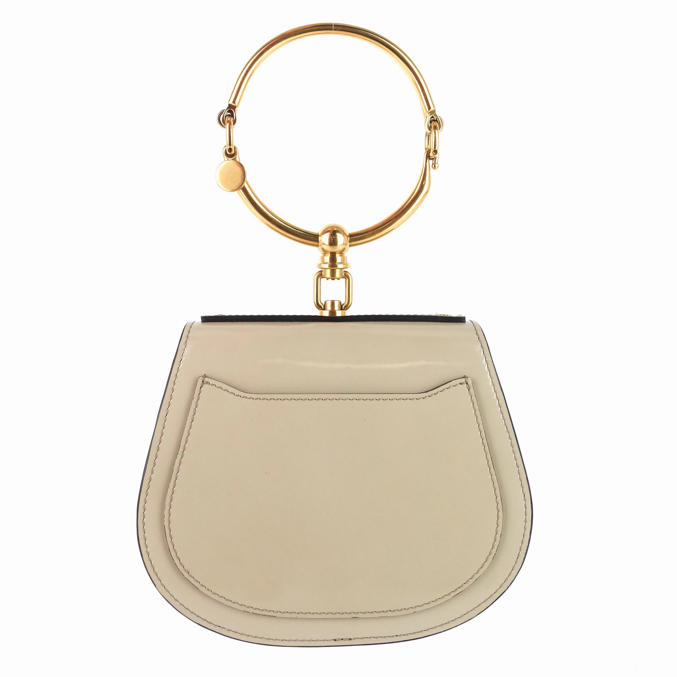 Nile Small Patent Leather Wristlet Bag
