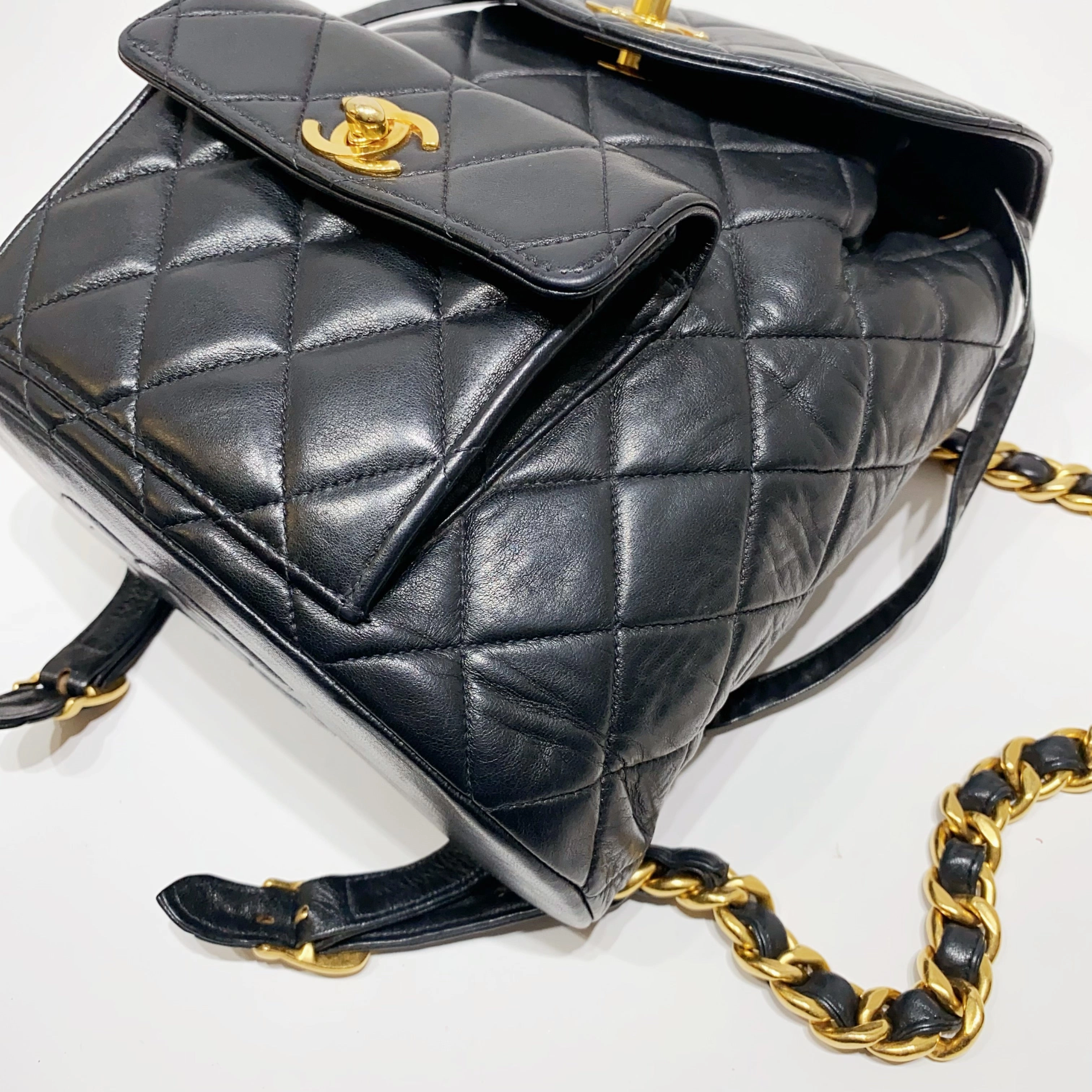 No.001628-Chanel Vintage Duma Backpack