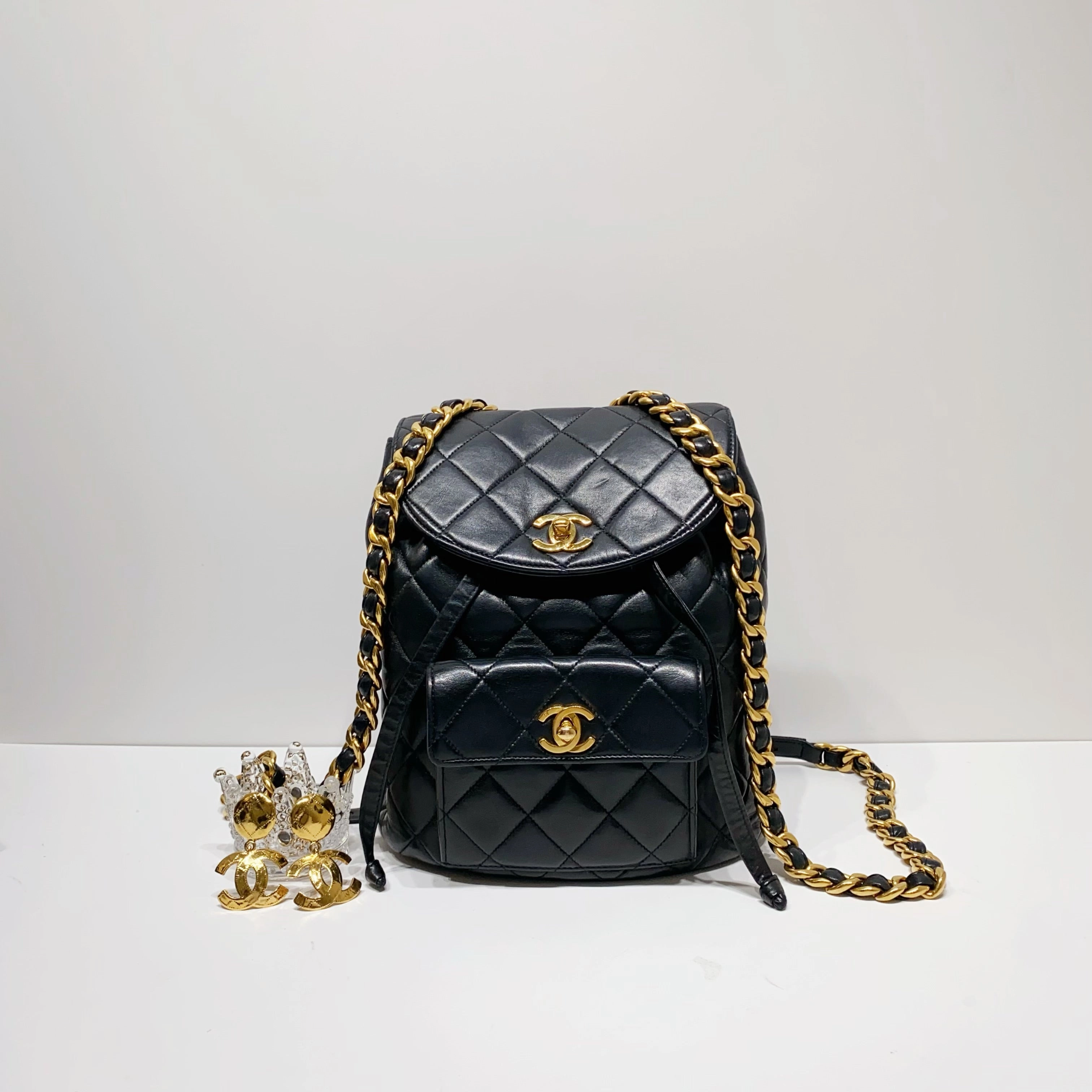 No.001628-Chanel Vintage Duma Backpack