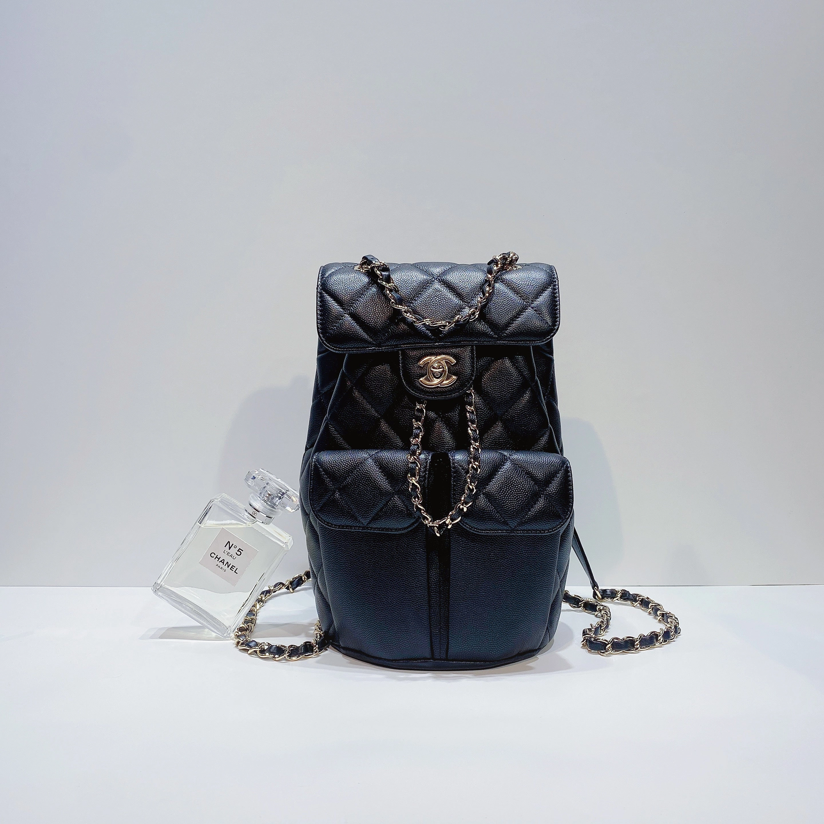 No.3637-Chanel Caviar Pack My Back Backpack (Brand New / )
