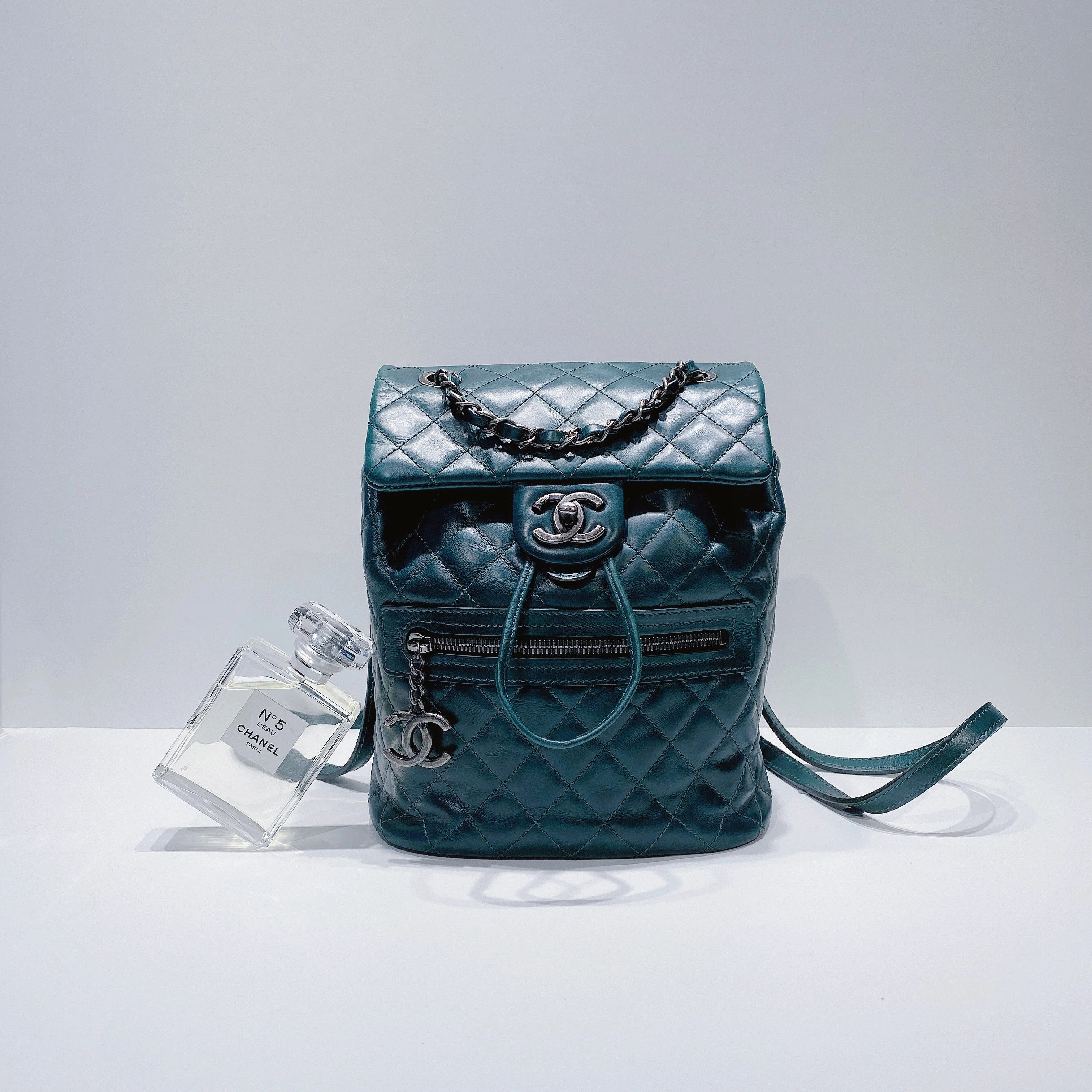 No.3686-Chanel Small Paris Salzburg Backpack