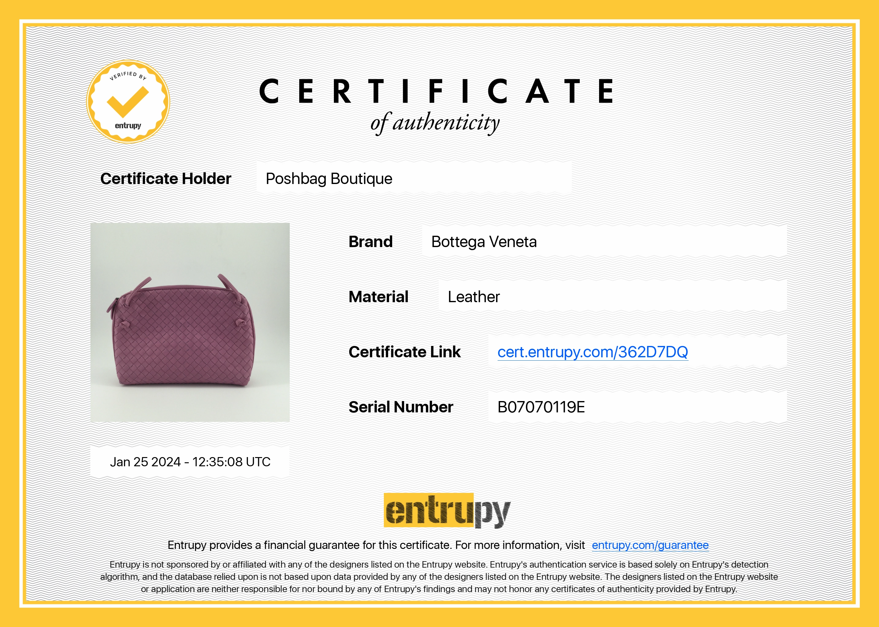 Nodini Intreciatto Nappa Leather Bag