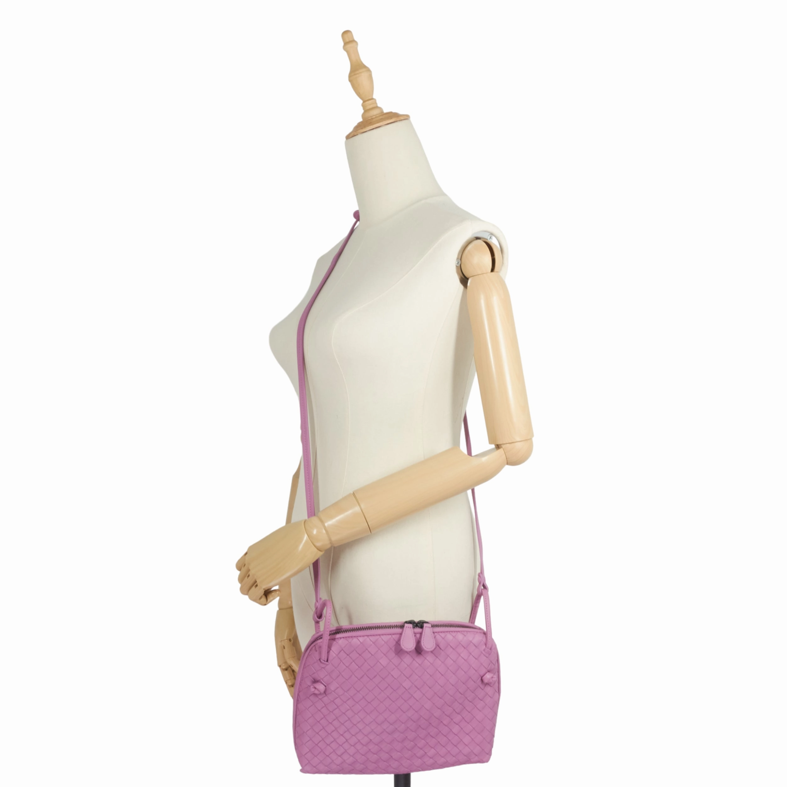 Nodini Intreciatto Nappa Leather Bag