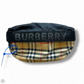 Nova Check Nylon Belt Bag Luxury Designer By Burberry, Size: Medium