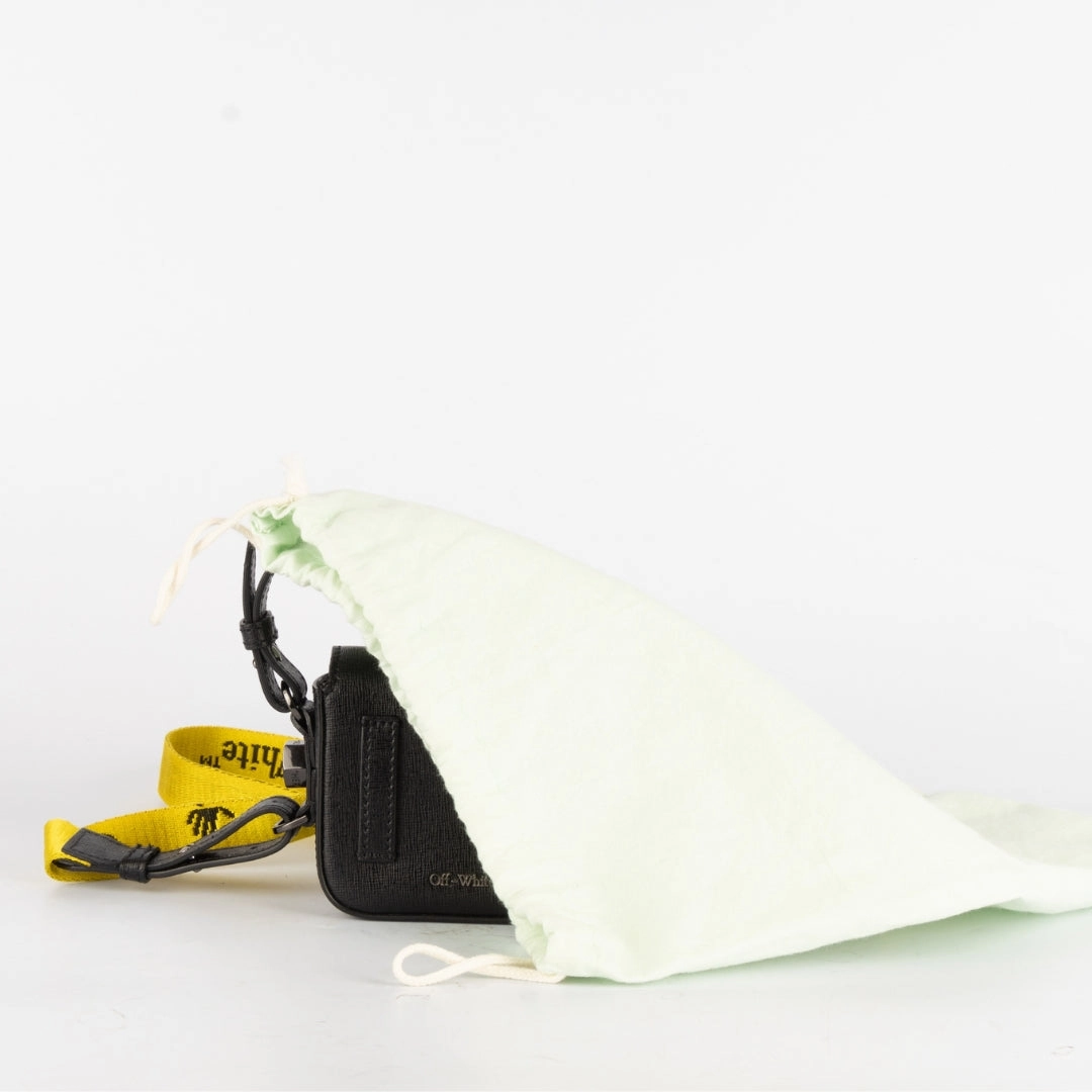 Off-White Diag Mini Binder Clip Crossbody Bag