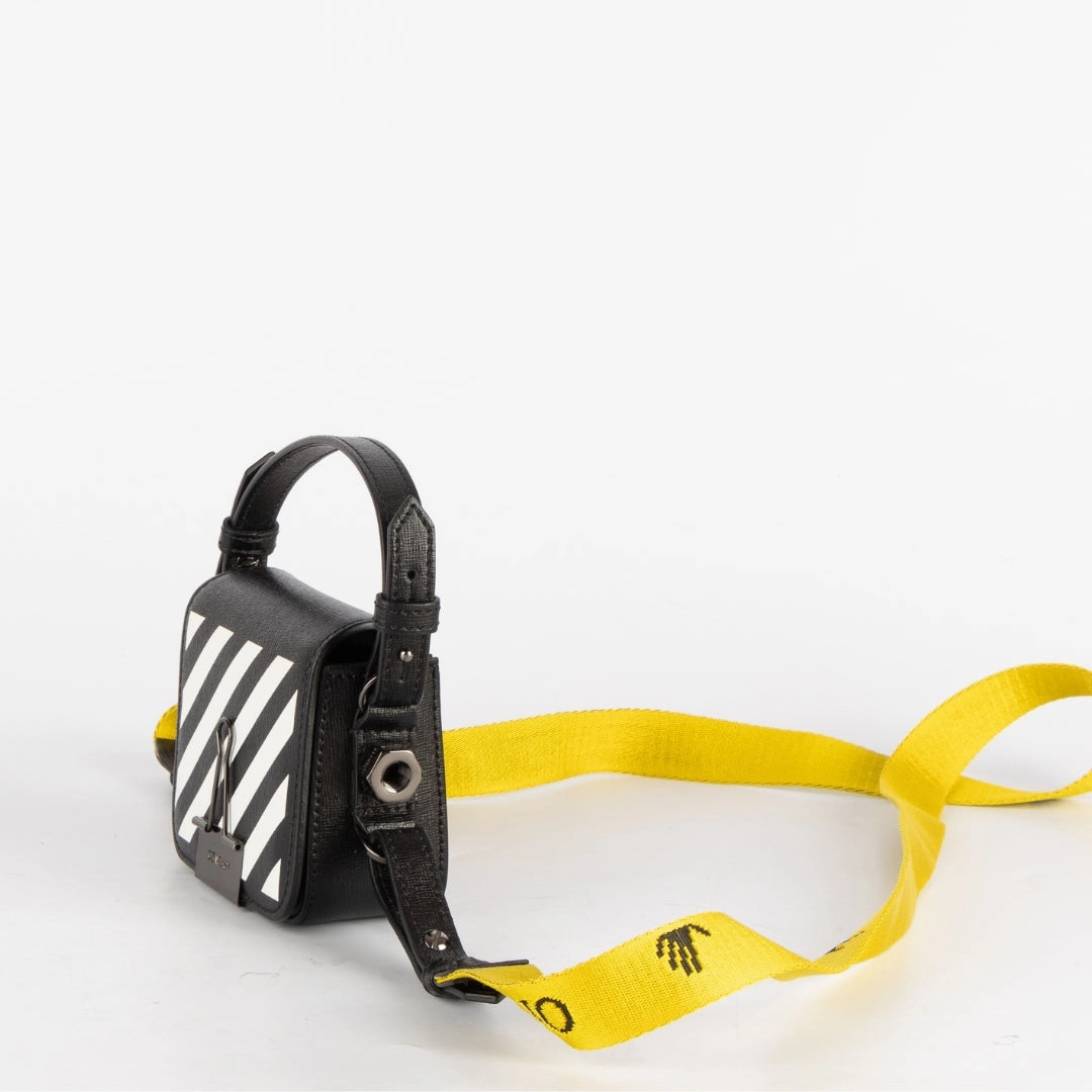 Off-White Diag Mini Binder Clip Crossbody Bag