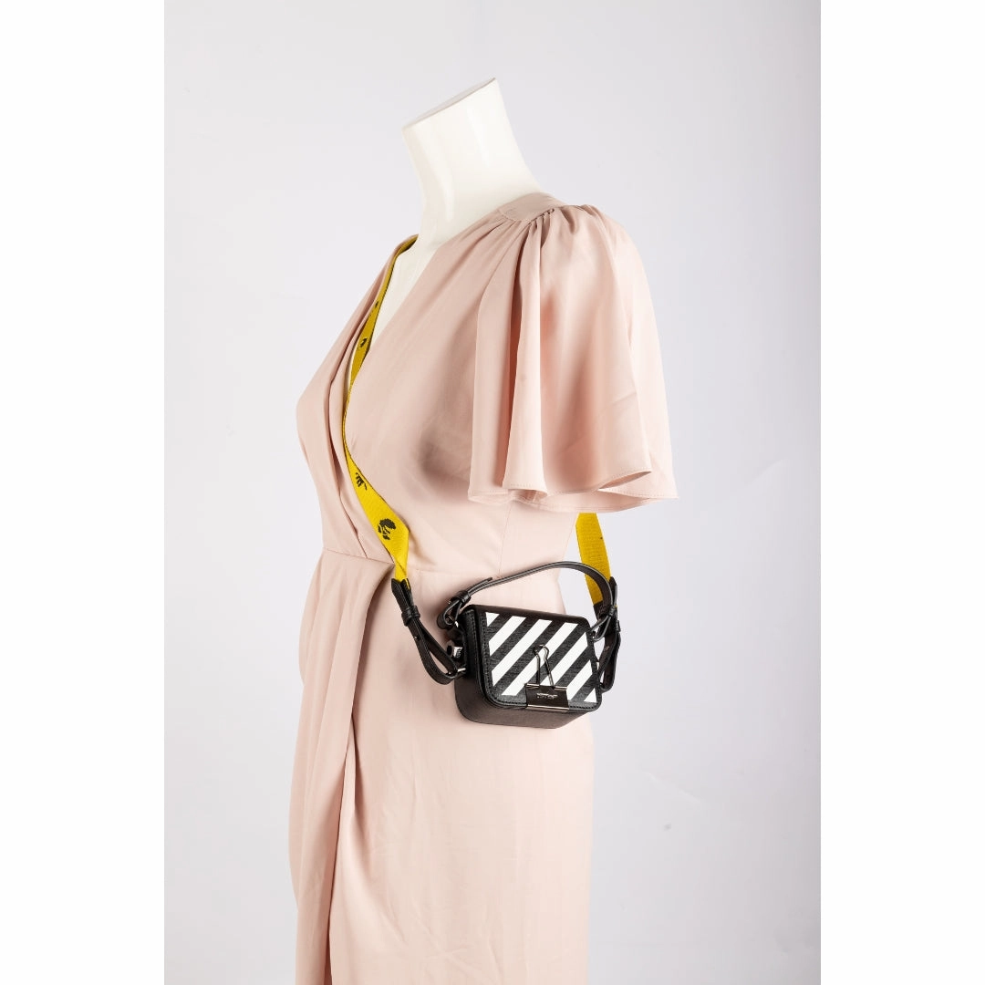 Off-White Diag Mini Binder Clip Crossbody Bag