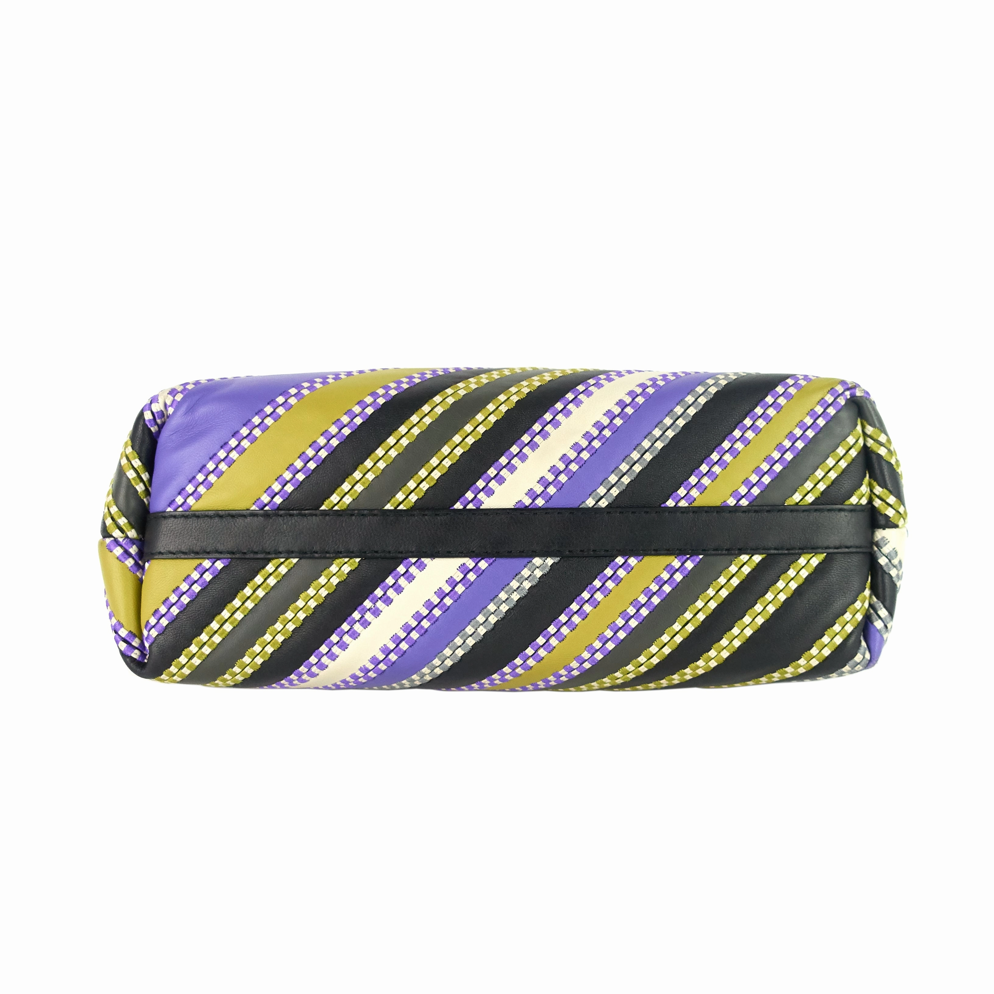 Olimpia Striped Leather Bag