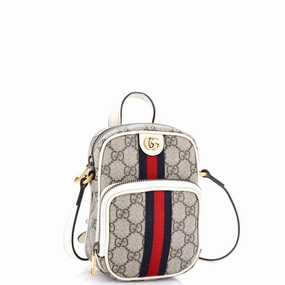 Ophidia Top Handle Crossbody Bag GG Coated Canvas Mini