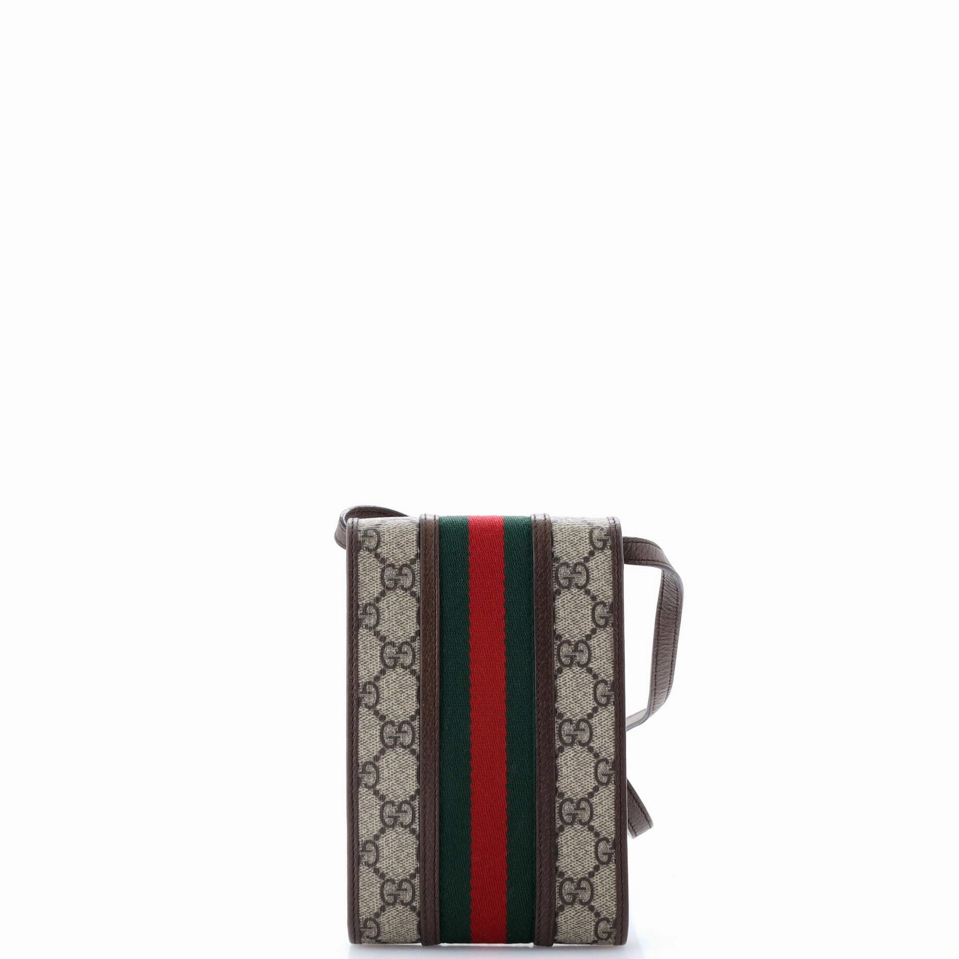 Ophidia Vertical Flap Crossbody Bag GG Coated Canvas Mini
