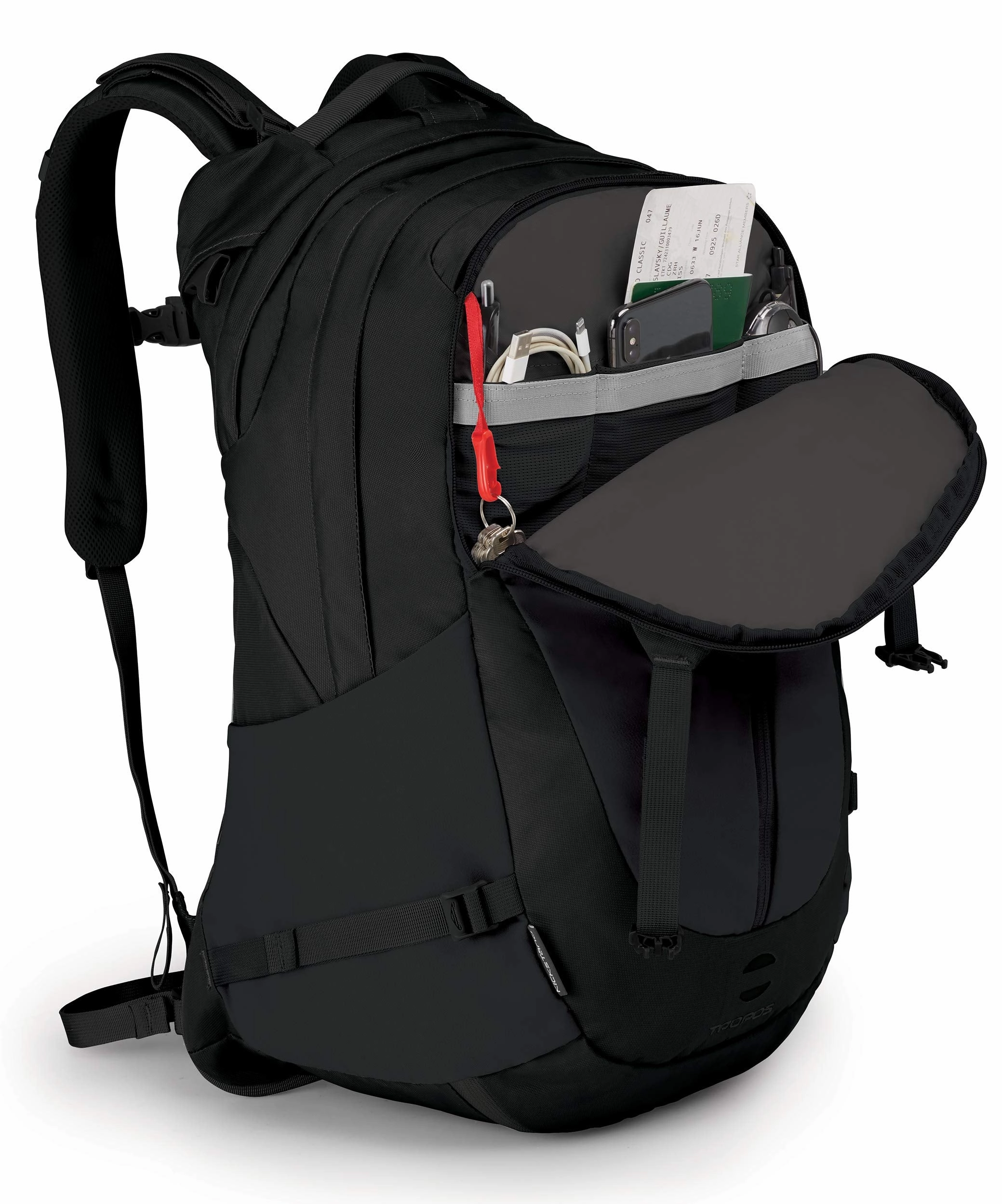 Osprey Packs Tropos Laptop Backpack, Black