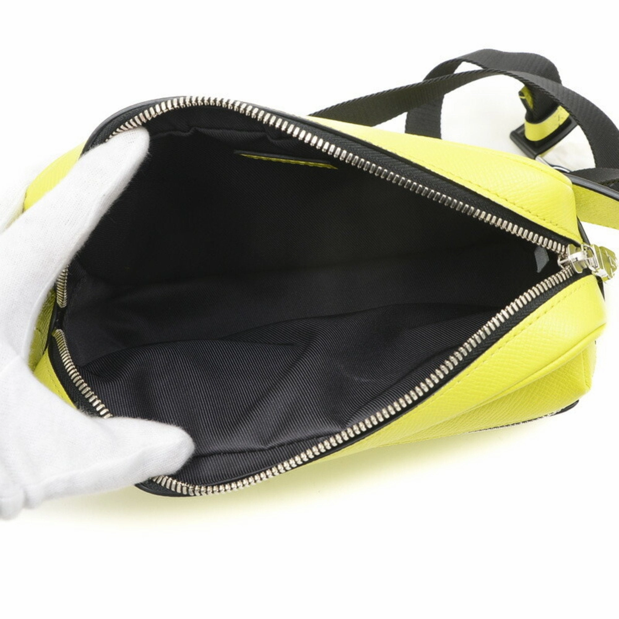 Outdoor Leather Shoulder Bag with Dust Bag