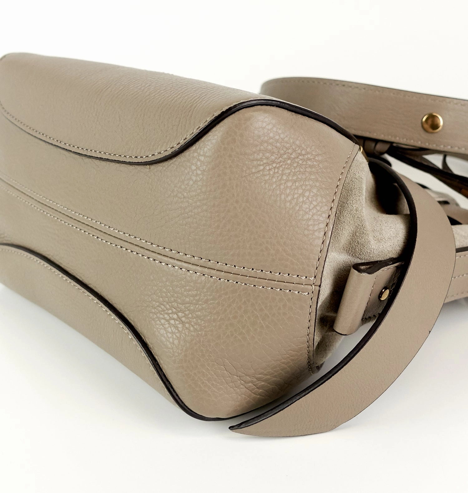 Owen Small Suede and Calf Leather Bag
