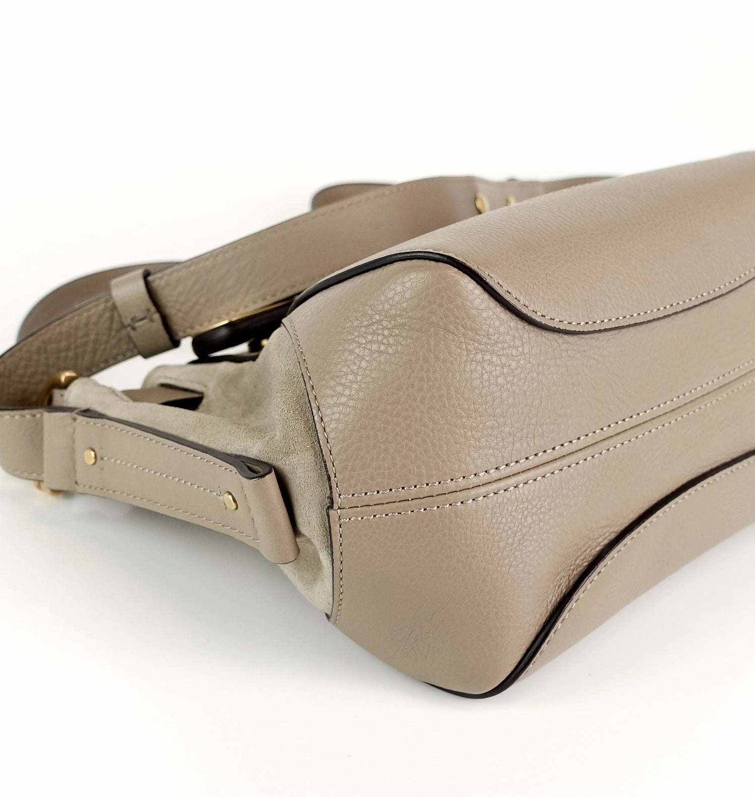 Owen Small Suede and Calf Leather Bag