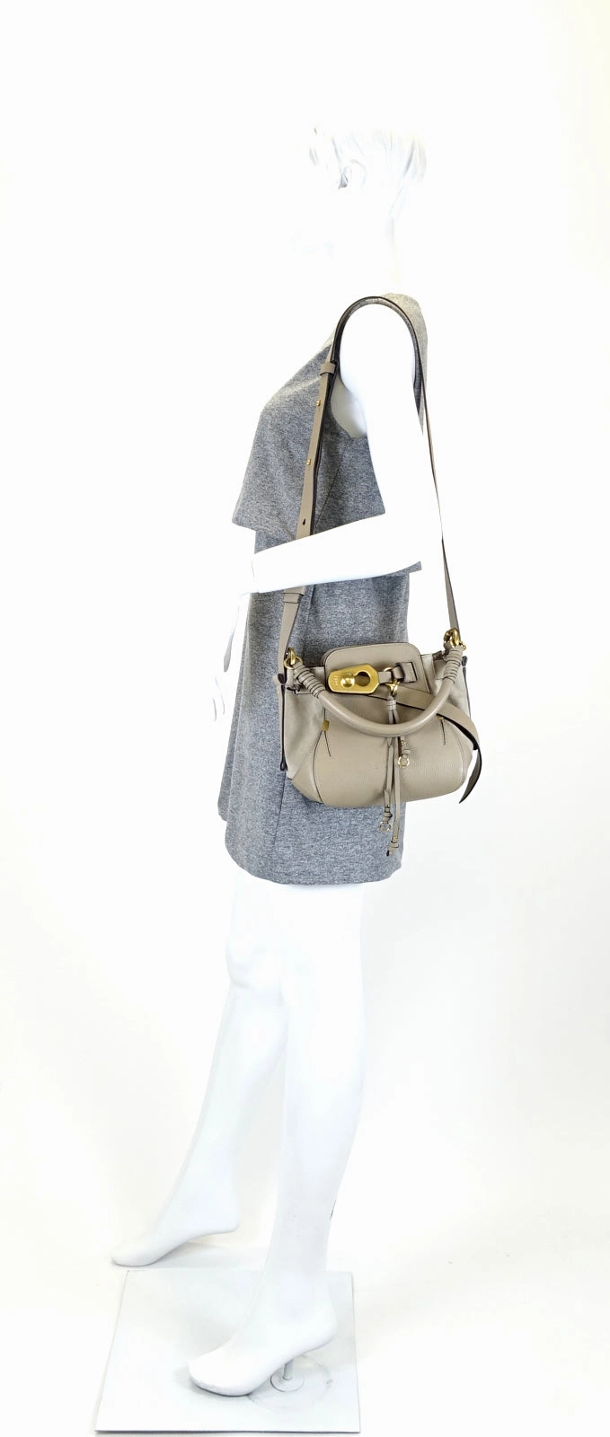 Owen Small Suede and Calf Leather Bag