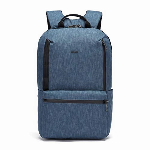 Pacsafe Men's Metrosafe X Anti Theft 20L Backpack-with Padded 15" Laptop Sleeve, Dark Denim, 20.5 Liter