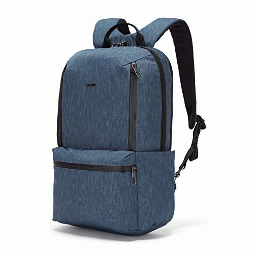 Pacsafe Men's Metrosafe X Anti Theft 20L Backpack-with Padded 15" Laptop Sleeve, Dark Denim, 20.5 Liter