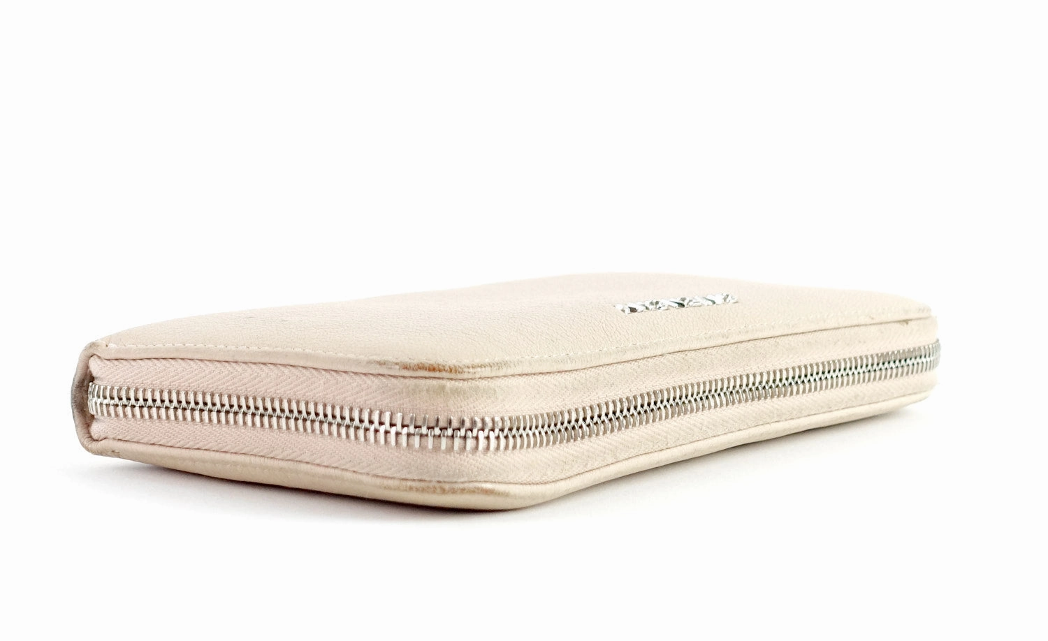 Pandora Zip Around Grained Leather Wallet