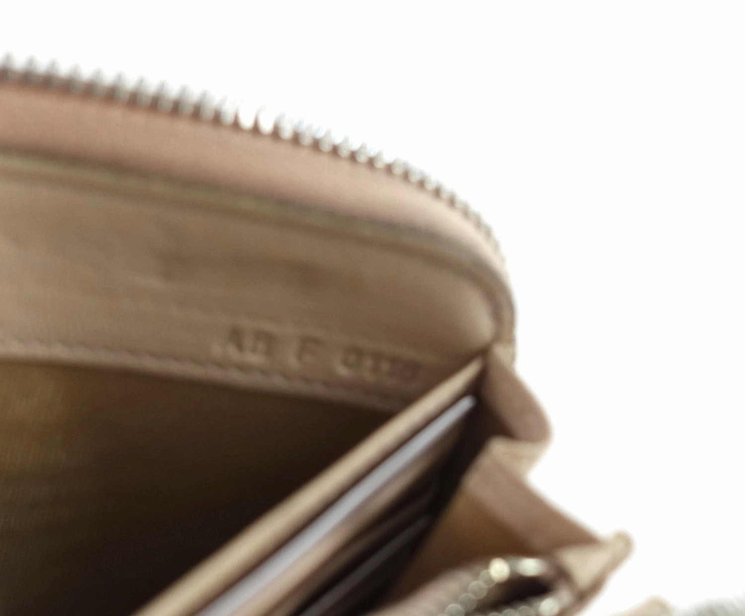 Pandora Zip Around Grained Leather Wallet