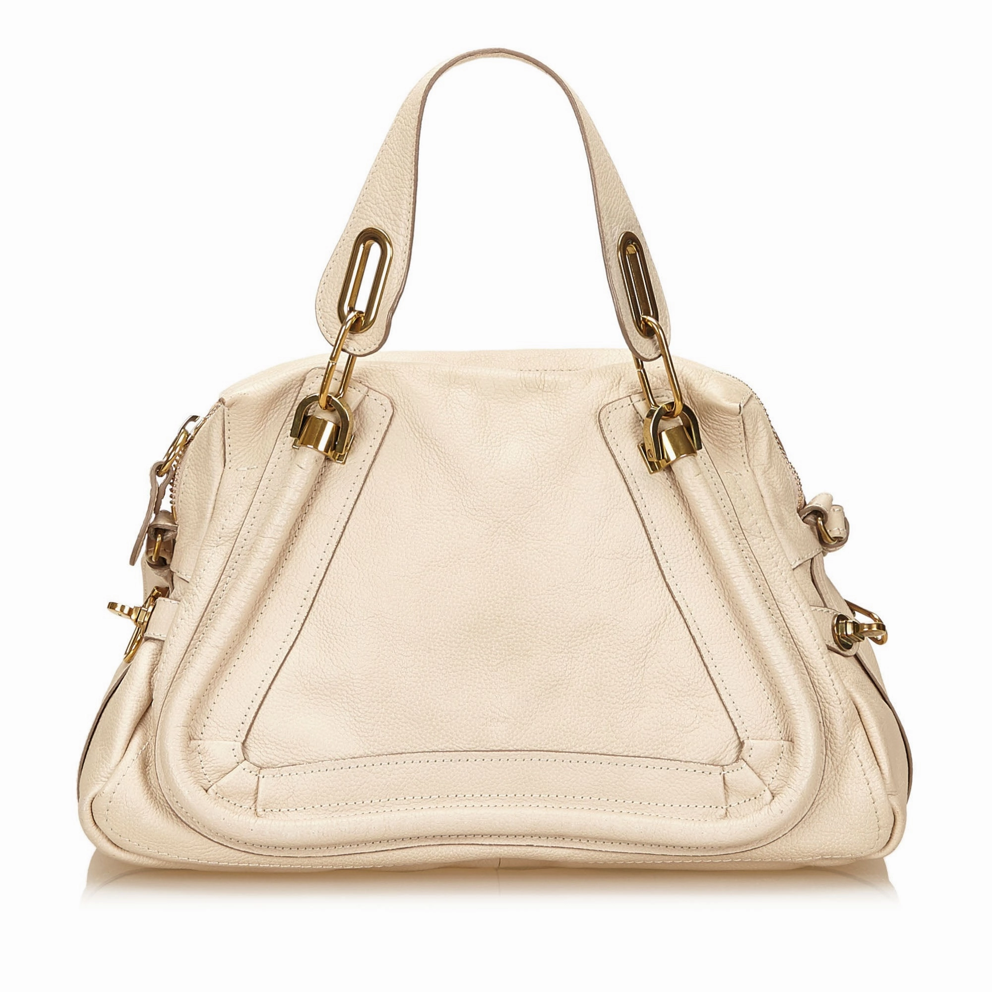 Paraty Pebbled Leather Medium Shoulder Bag