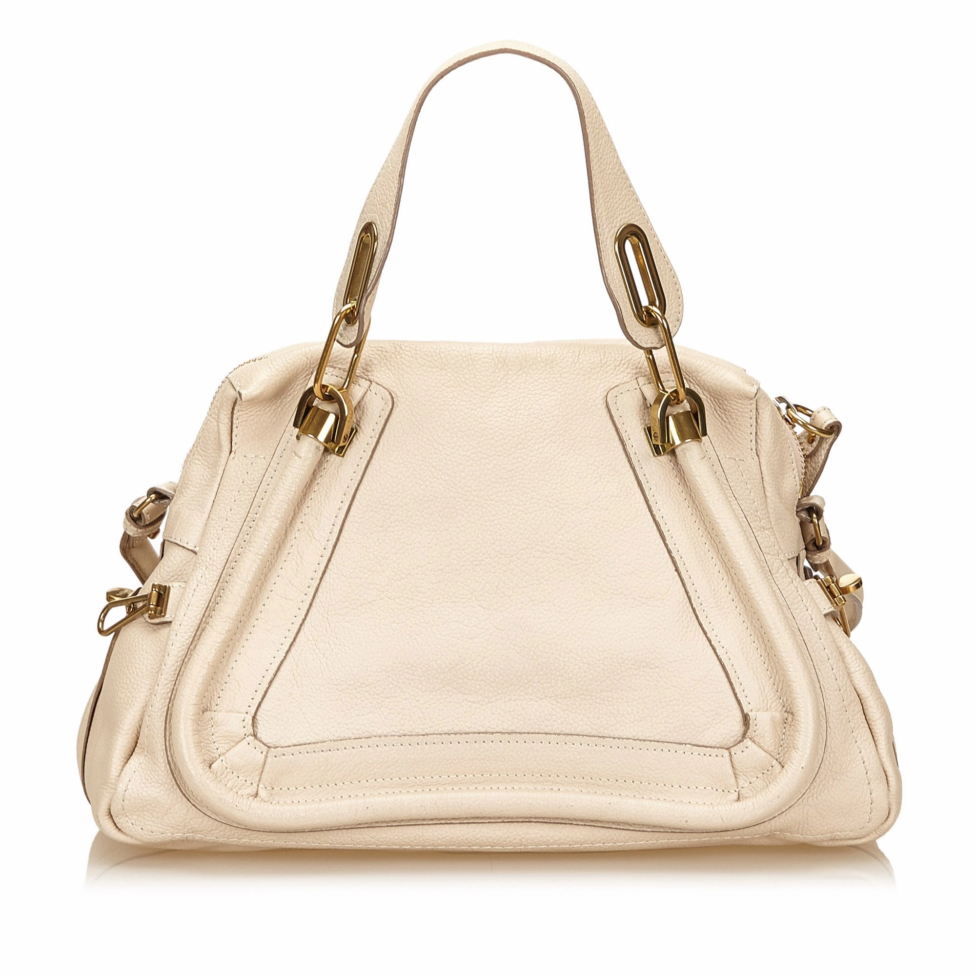 Paraty Pebbled Leather Medium Shoulder Bag