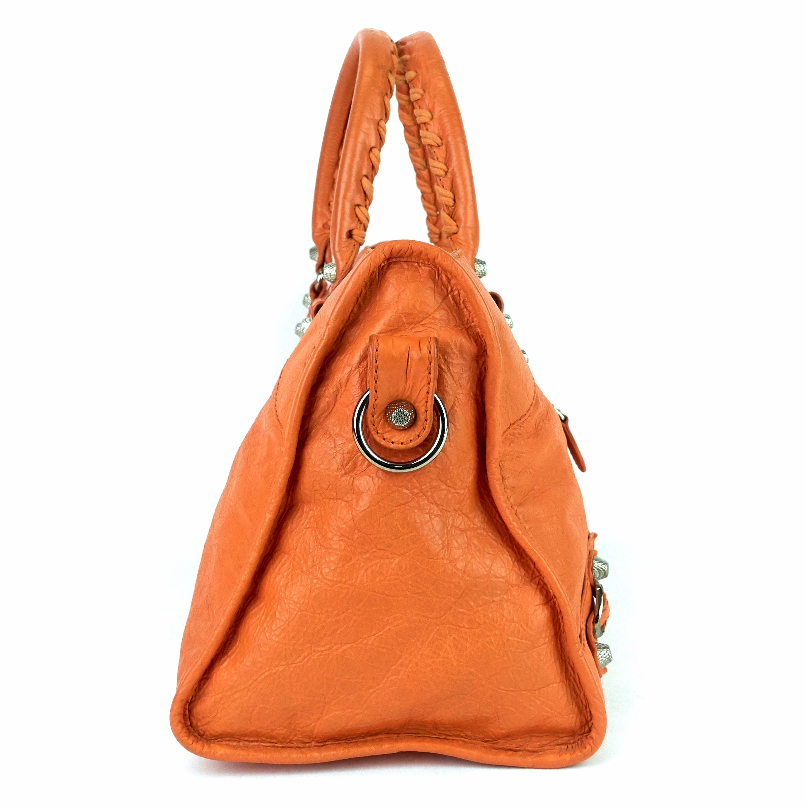 Part Time Classic Studs Leather Handbag