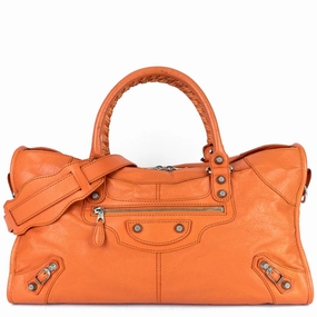 Part Time Classic Studs Leather Handbag