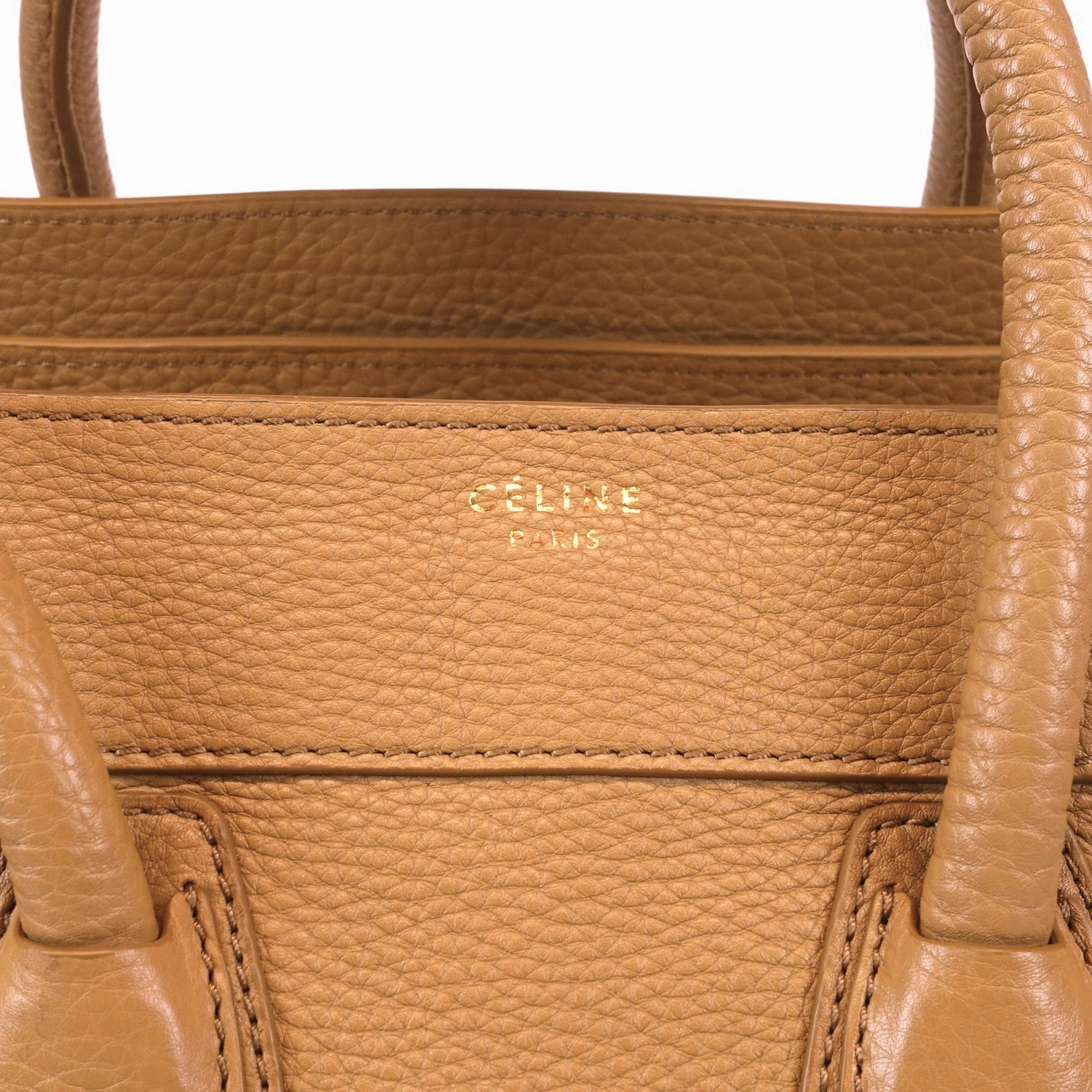 Pebbled Calf Leather Tote Bag