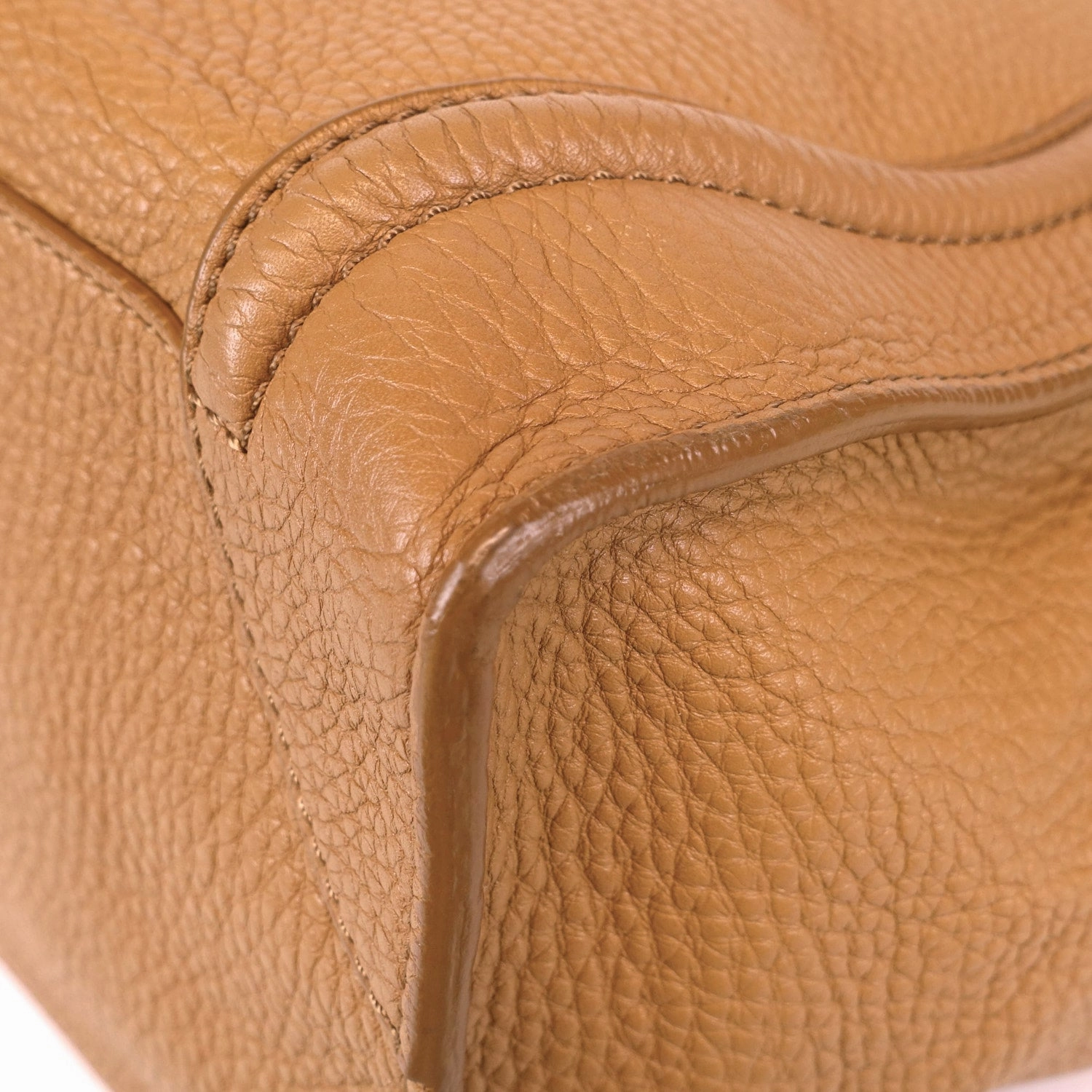 Pebbled Calf Leather Tote Bag