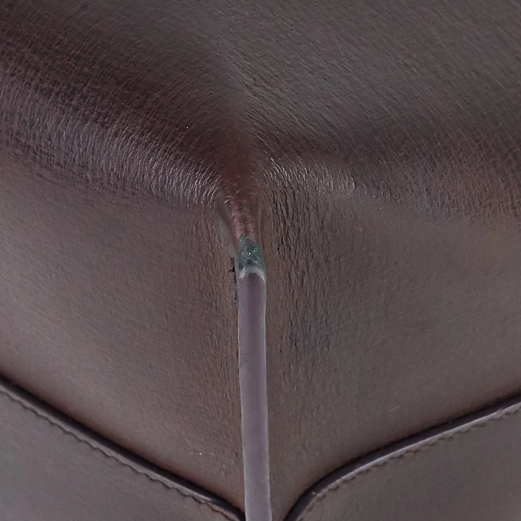 Perforated East West Calfskin Tote Bag