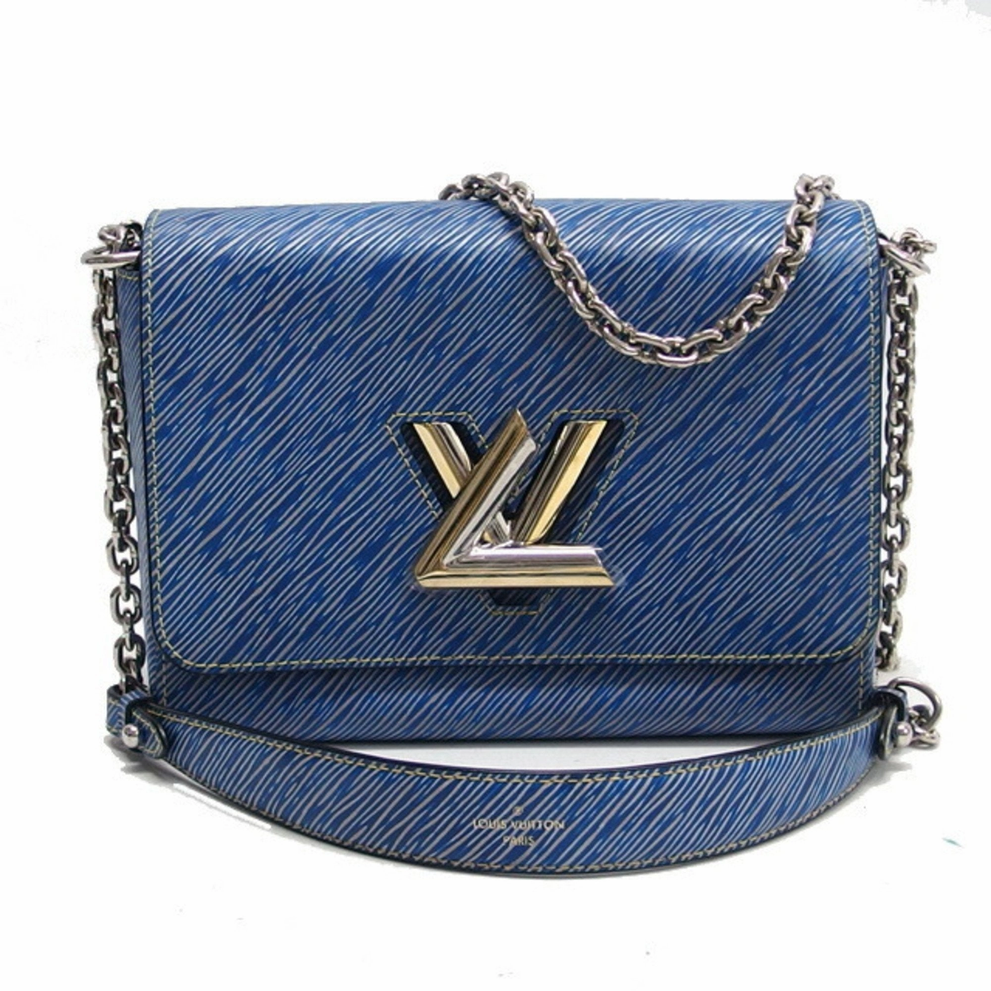 Petite Malle Blue Shoulder Bag