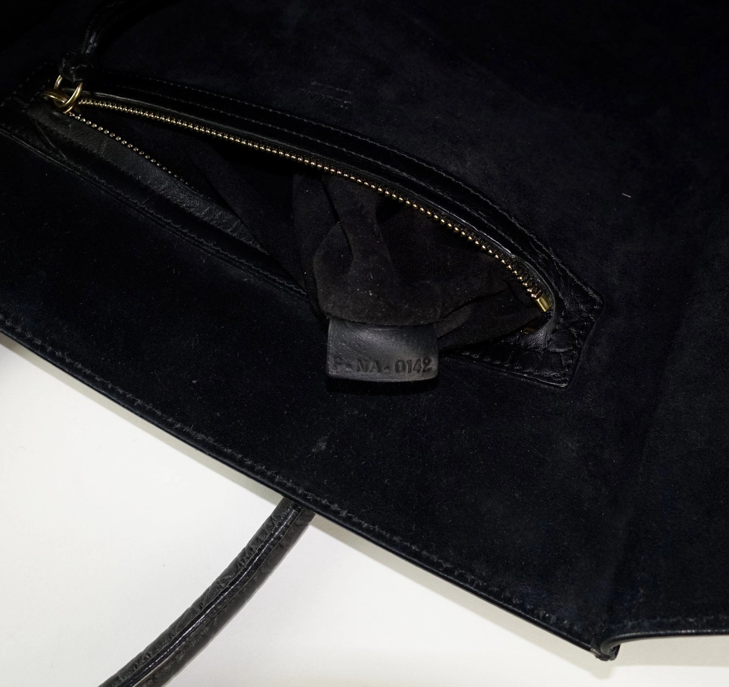 Phantom Crocodile Embossed Calf Leather Medium Bag