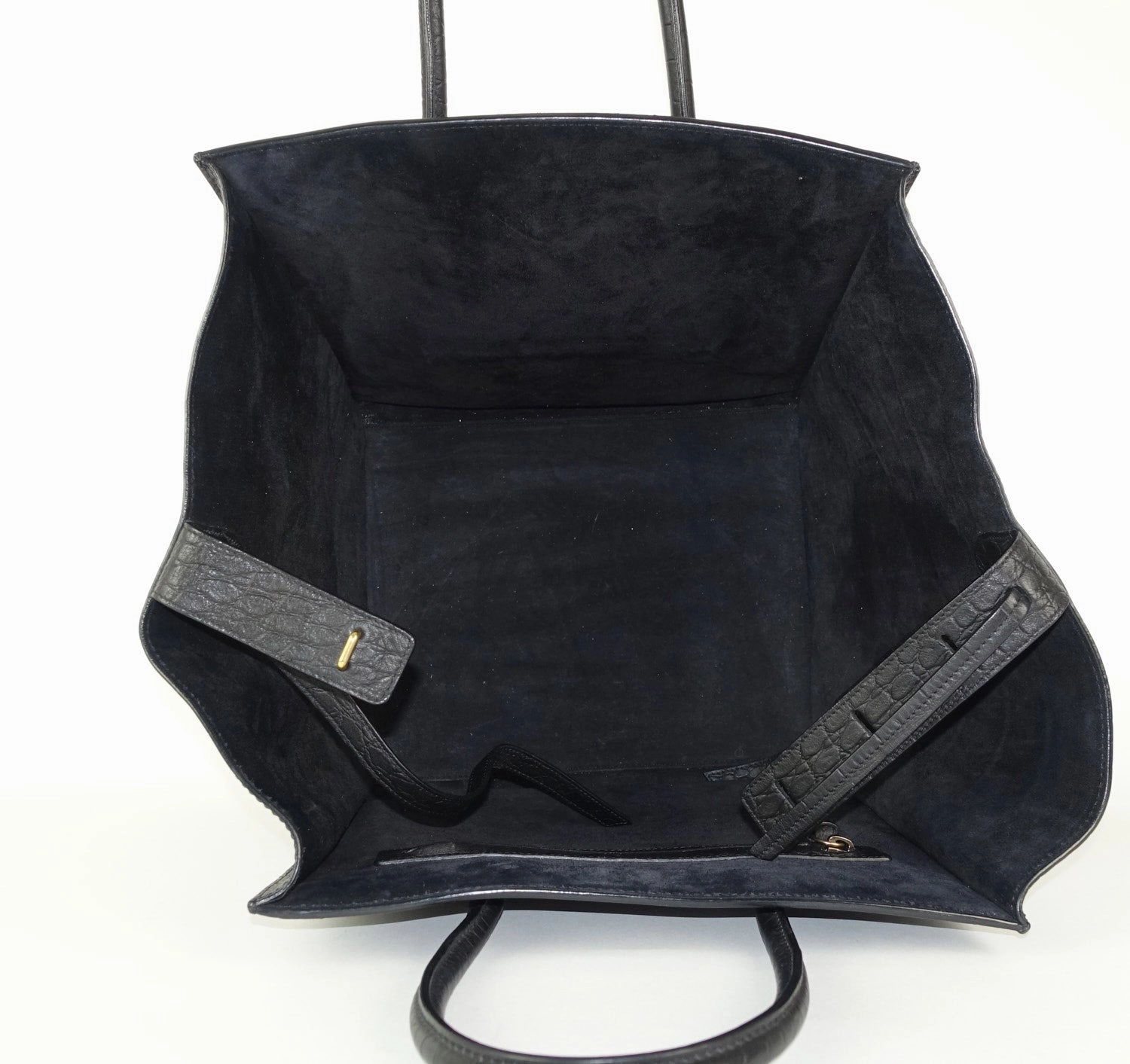 Phantom Crocodile Embossed Calf Leather Medium Bag