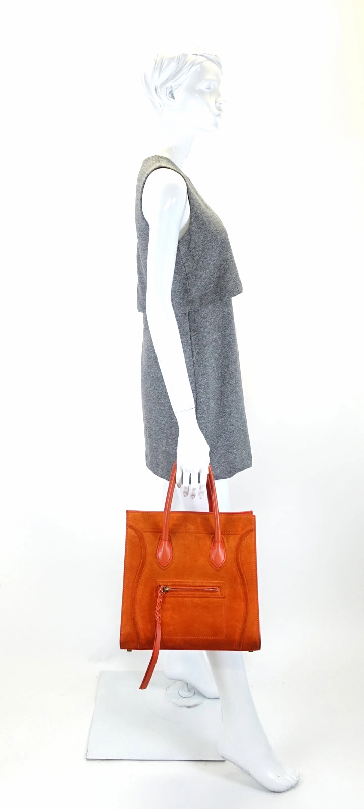 Phantom Medium Suede Bag