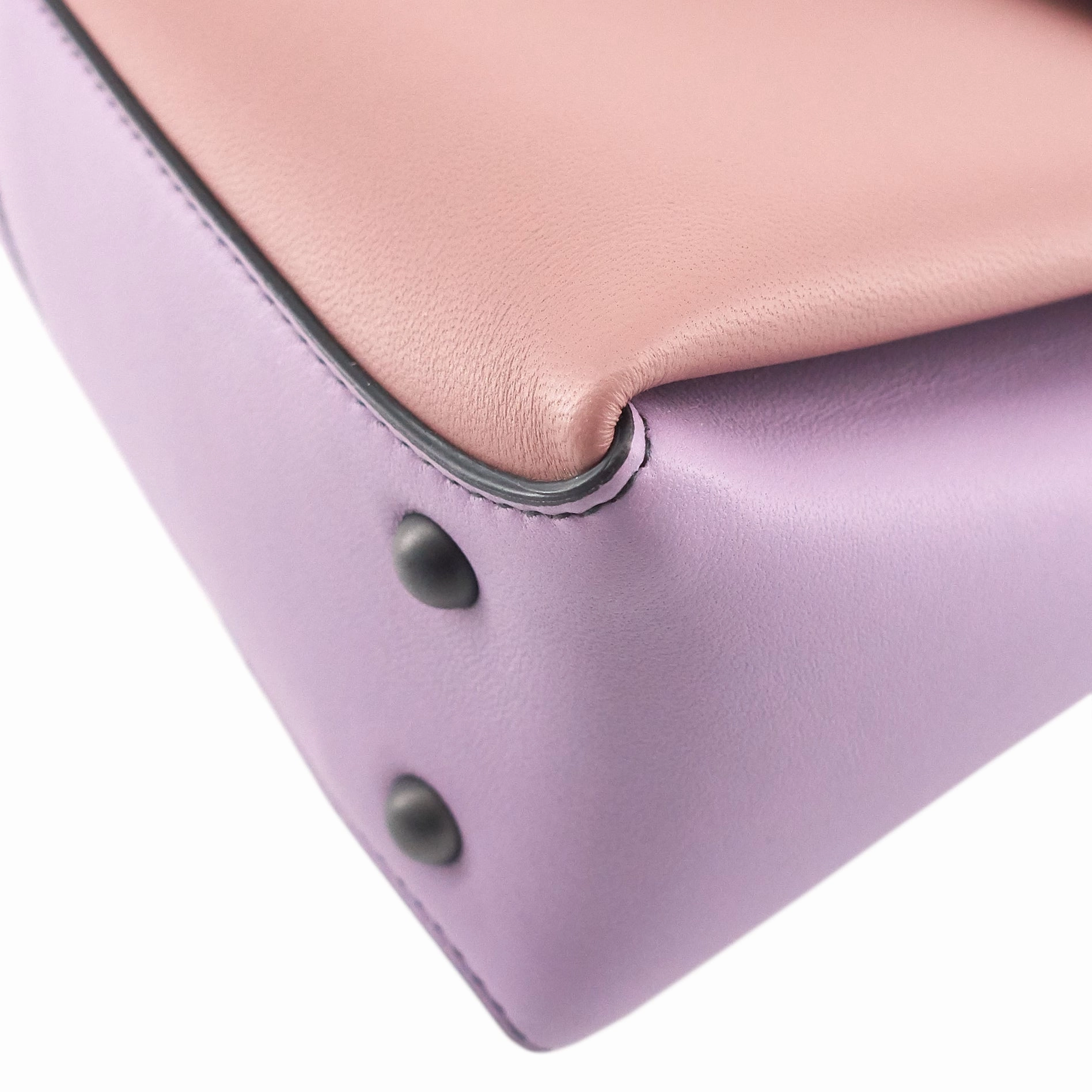Piazza Top Handle Small Tricolour Leather Bag