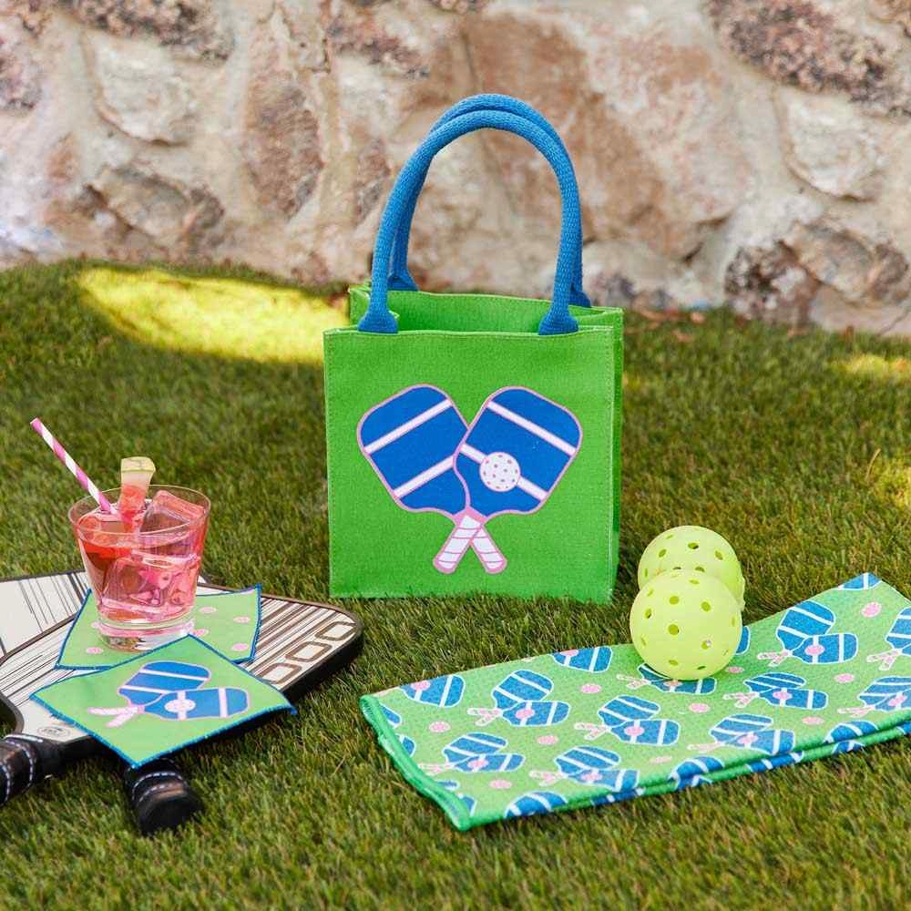 Pickleball Green Reusable Itsy Bitsy Gift Bag