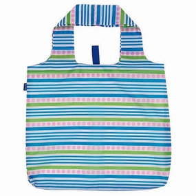 Pickleball Stripe blu Reusable Shopping Bag-Machine Washable