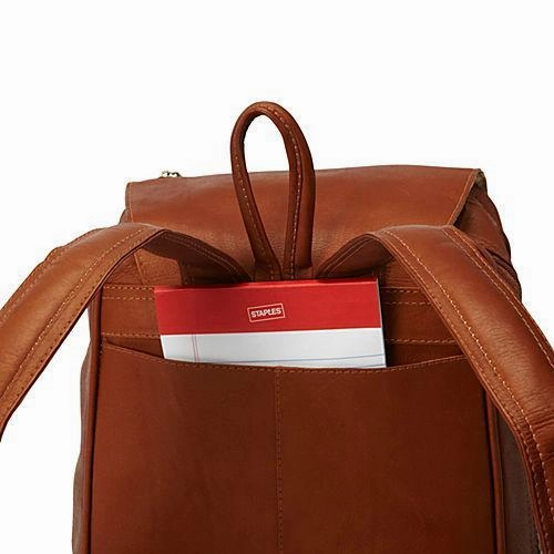 Piel Leather Flap-Over Tablet Backpack