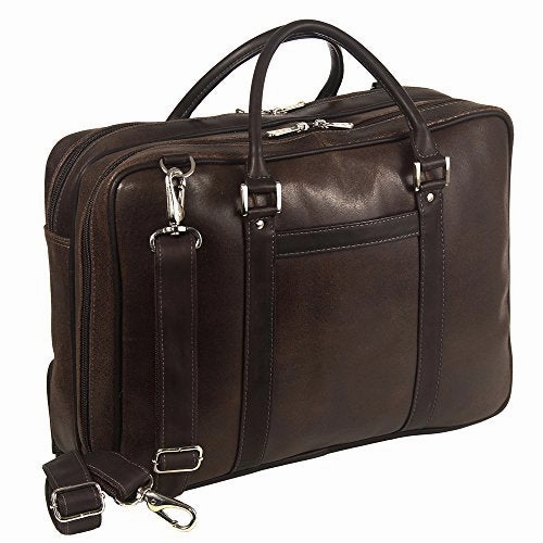 Piel Leather Vintage Laptop Brief, Vintage Brown, One Size