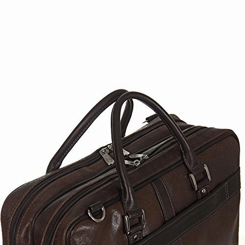 Piel Leather Vintage Laptop Brief, Vintage Brown, One Size