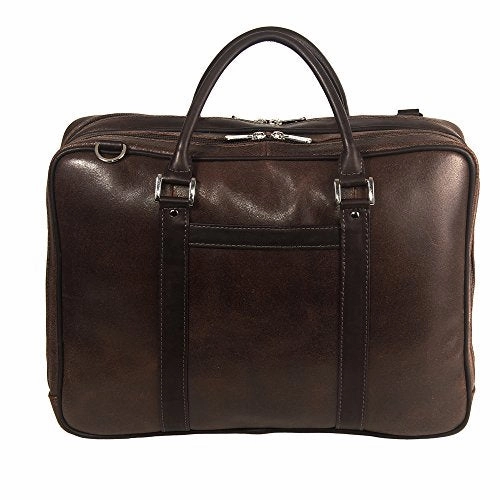 Piel Leather Vintage Laptop Brief, Vintage Brown, One Size