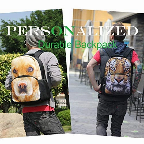Pike Fish Fishing Lure Rucksacks, Large Capacity Bookbag Travel Hiking Bag & Day Pack, School Daypack Backpack Casual Daypack Climbing Shoulder Bag Laptop Book Bag Rucksack