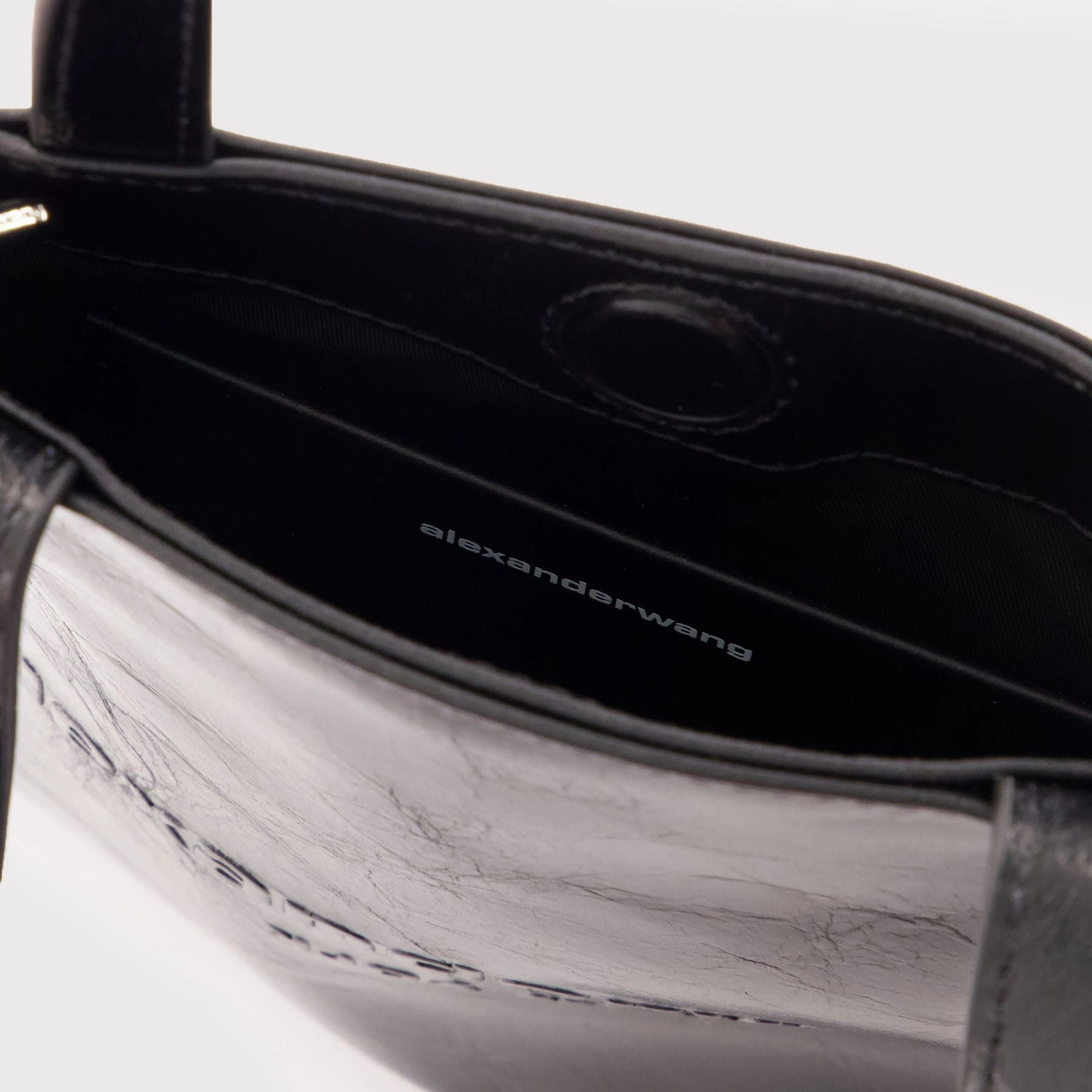 Pinch Small Shopping Bag - Alexander Wang - Leather - Black