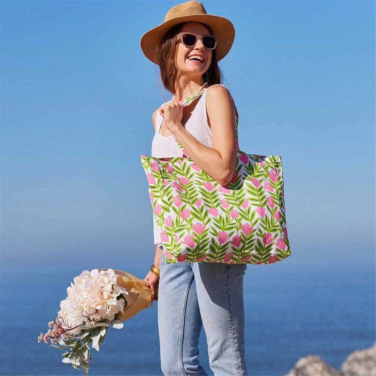 Pink Delight Little Shopper Tote Bag
