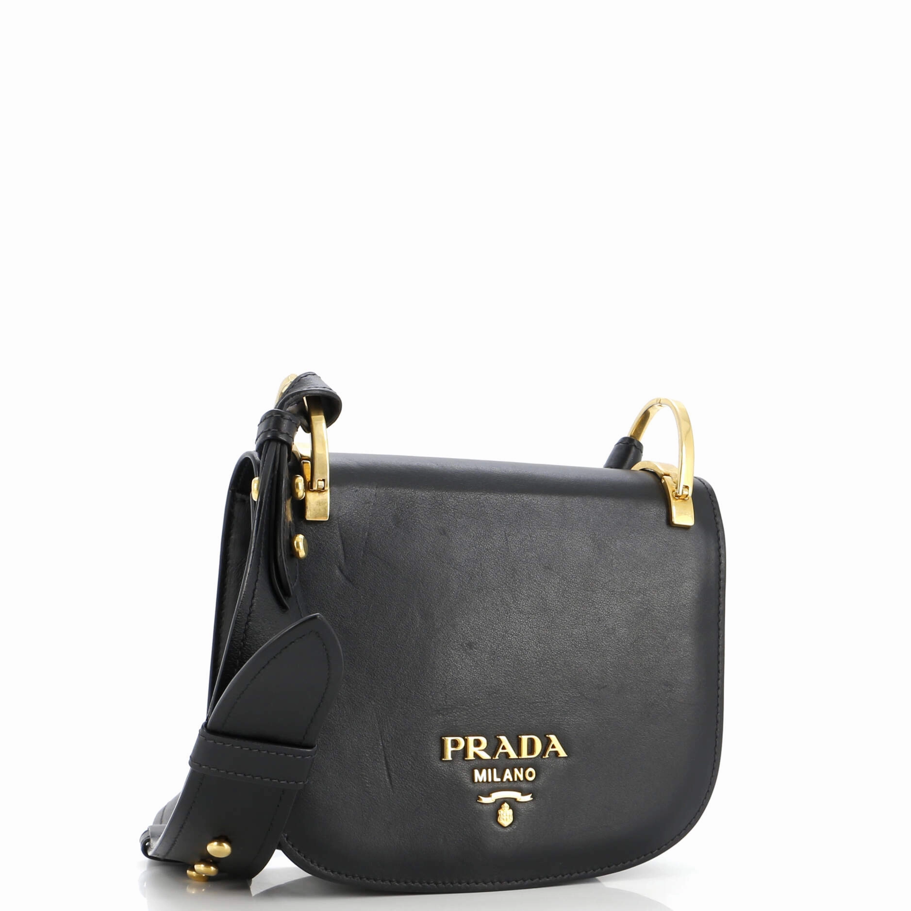 Pionniere Saddle Crossbody Bag City Calfskin Small
