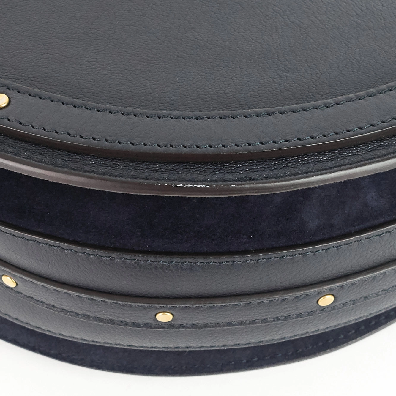 Pixie Medium Calfskin and Suede Double Handle Bag