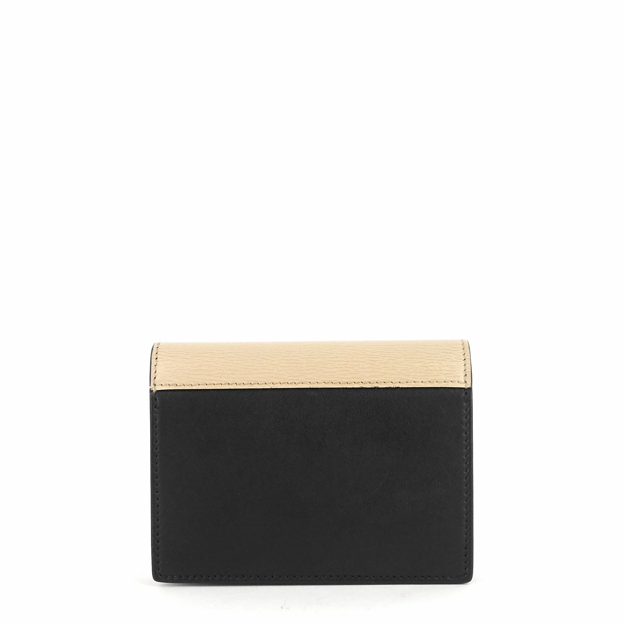 Pocket Tricolour Calfskin Card Holder